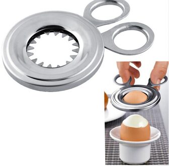 Keuken Huishoudelijke Tool Cutter Schaar Clipper Ronde Ei Slicer Gekookt Gekookte Ei Topper Snipper Eierschaal Shell Opener
