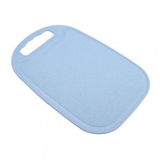 Keuken Kleine Fruit Snijplank Snijden Groente Snijplank Antislip 4-Kleur Backing Board Blauw