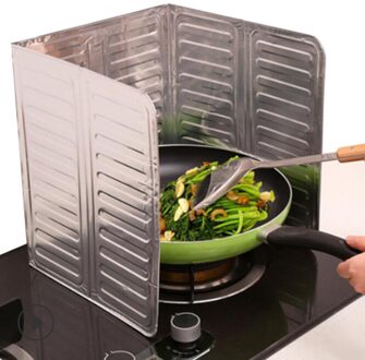 Keuken Koekenpan Olie Splash Bescherming Scherm Cover Gasfornuis Anti Splatter Shield Guard Olie Divider Splash Proof Baffle Gereedschap