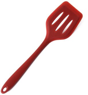 Keuken Koken Turner Silicone Ingelaste Koken Spatel Koken Gebruiksvoorwerp Voor Thuis Rundvlees Vlees Schraper Kookgerei rood