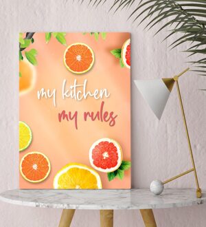 Keuken Konseptli Canvas Tafel 35x50cm-2