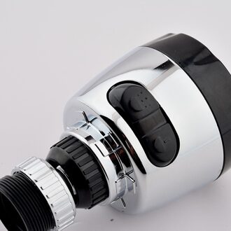 Keuken Kraan Abs + Rvs Splash-Proof Universele Kraan Douche Water Draaibare Filter Spuit Nozzle Kleur Willekeurige