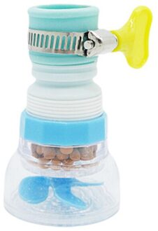 Keuken Kraan Extender 360 Graden Verstelbare Waterbesparende Splash-Proof Keuken Gadgets Water Tap Extension Filter Accessoires Blauw