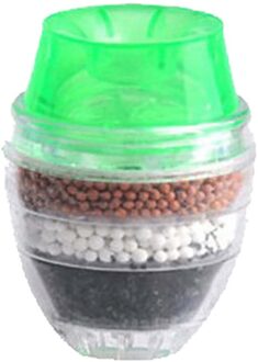 Keuken Kraan Kraan Waterzuiveraar Voor Huishoudelijke 5 Lagen Waterzuiveraar Filter Actieve Kool Filtratie Mini Kraan Waterzuiveraar groen