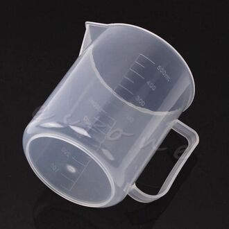Keuken Laboratorium Test Tool Plastic Afgestudeerd Maatbeker Cup 500Ml