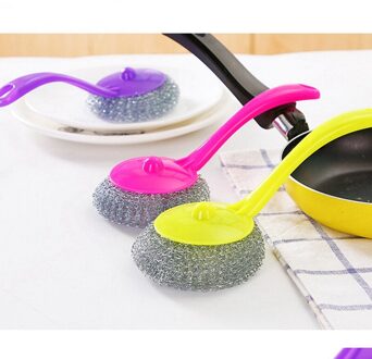 Keuken Lange Handvat Borstel Pan Pot Kom Servies Borstel Afwasborstel Thuis Keuken Schoonmaken Tool