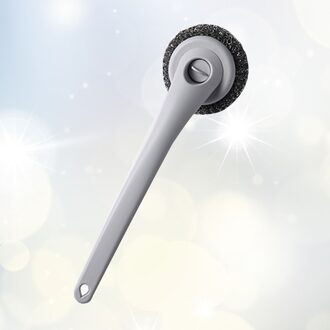 Keuken Lange Handvat Pan Borstel Borstel Verwijderbare Lichtgewicht Voor Thuis Keuken (Grijs)