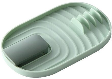 Keuken Lepel Houder Pot Deksel Rack Vork Spatel Rack Plank Organisator Multifunctionele Thuis Keuken Spatel Planken Mat Gadgets groen