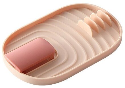 Keuken Lepel Houder Pot Deksel Rack Vork Spatel Rack Plank Organisator Multifunctionele Thuis Keuken Spatel Planken Mat Gadgets roze