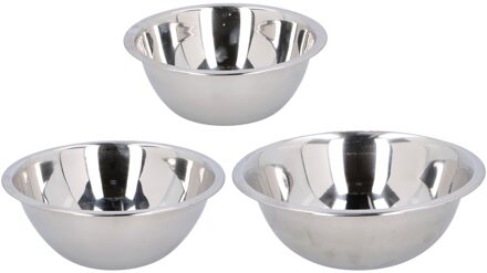 Keuken mengkommen - beslagkommen set - RVS - 20-22-24 cm