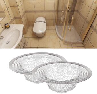 Keuken Metalen Spoelbak Riool Zeef Filter Netto Roestvrijstalen Bad Haar Catcher Stopper Douche Afvoer Gat Filter Val Stekkers