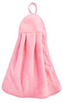 Keuken Microfiber Doek Coral Fluwelen Water Absorberend Doekje Handdoek Handdoek Keuken Badkamer Handdoek Roze