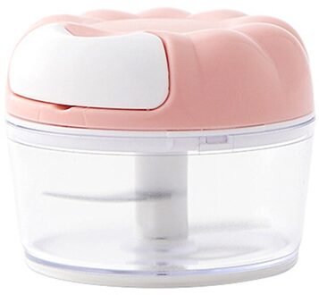 Keuken Mini Groente Voedsel Chopper Hand Pull Knoflook Gember Peper Cutter Gereedschap Knoflook Stamper Handmatig Sloeg De Knoflook Artefact roze