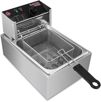 Keuken Olie Pot Friteuse 60-200C Elektrische 220V 2500W Friteuse Temperatuurregeling Kookpot Frieten Maker
