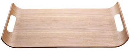 Keuken Opbergvak Dubbele Handgrepen Vierkante Houten Dienblad Friut Lade Voedsel Lade Voor Party Service Ontbijt In Bed