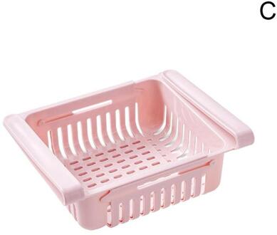 Keuken Organizer Verstelbare Keuken Koelkast Opslag Koelkast Houder Saver Ruimte Plank Lade Pull-Out Rack Vriezer Orga P6B6