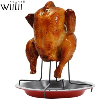 Keuken Outdoor BBQ Gereedschap Kip Eend Houder Rack Grill Stand Roosteren Voor BBQ Rib Non Stick Barbecue Accessoires