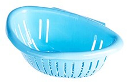 Keuken Plastic Opslag Mand, Fruit En Groenten, Creatieve Percolaat, Opknoping Mand blauw