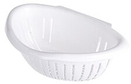 Keuken Plastic Opslag Mand, Fruit En Groenten, Creatieve Percolaat, Opknoping Mand wit