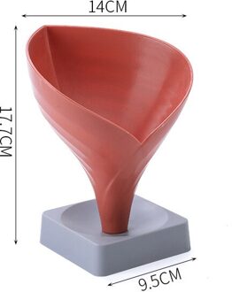 Keuken Punch-Gratis Plank Plastic Trechter Rack 2 In 1 Eetstokje Kooi Fruit Groente Afvoer Rack Organizer Lepel gadgets 01