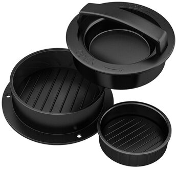Keuken Ronde Vorm Burger Druk Food-Grade Abs Hamburger Vlees Druk Rundvlees Grill Hamburger Patty Maker Mold Mould tool