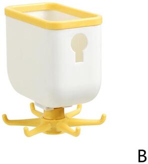 Keuken Roterende Haak 360 Graden Gedraaid Haak Muur Hanger Keuken Opbergkast Rek Organisator Plank Thuis Handdoek Tissue Houder