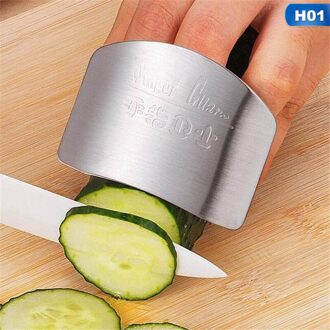 Keuken Rvs Groentensnijder Hand Protector Versnipperd Slice Vinger Protector Bescherm Groente Cutter Hand Protector