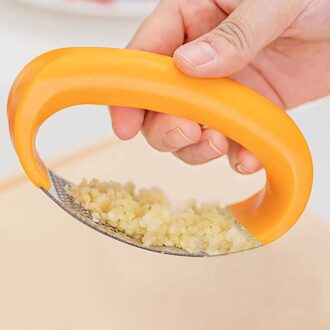 Keuken Rvs Knoflookpers Crusher Thuis Koken Groenten Gember Squeezer Stamper Handheld Gember Knoflook Vleesmolen Gereedschap