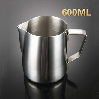 Keuken Rvs Melk Opschuimen Jug Espresso Koffie Pitcher Barista Craft Koffie Latte Melk Opschuimen Jug Pitcher 600ml