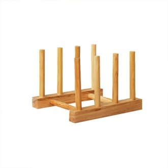 Keuken Schotel Afvoer Bamboe Rek Meerdere Functie Organizer Dish Plaat Droogrek Plank Plaat Kopjes Stand Afdruiprek Houder 3 Layers