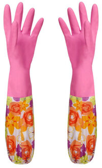 Keuken Silicone Cleaning Handschoenen Magic Siliconen Schotel Wassen Handschoenen Voor Huishoudelijke Siliconen Scrubber Rubber Afwassen Handschoenen Rood