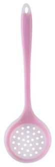 Keuken Siliconen Lepel Verbranden Proof Ontvetter Filter Gebakken Voedsel Mesh Draagbare Filter Huis Keuken Gereedschap 1pcpink