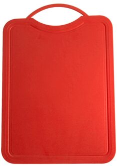 Keuken Snijplank Pp Plastic Snijplank Keuken Accessoires Non-Slip Cut Fruit Board Keuken Snijplank helder rood