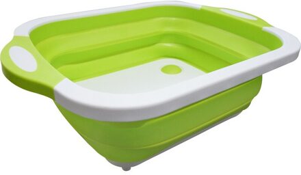 Keuken Snijplank Vouwen Snijplank Opvouwbare Hakblokken Wassen Mand Board Keuken Organizer groen