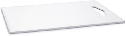 Keuken Snijplank - wit - 36 x 24 cm - kunststof - voor groente, fruit, vlees