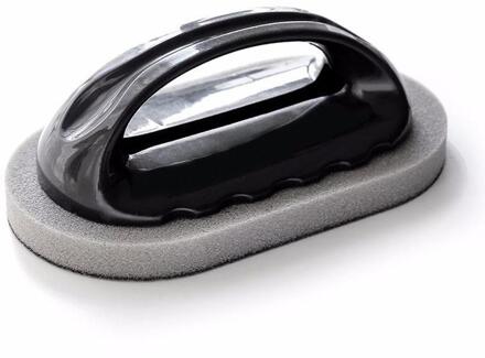 Keuken Spons Borstel Schoon Decontaminatie Vegen Gereedschap Vlekken Spons Carborundum Handvat Verwijderen Met W6P7 zwart