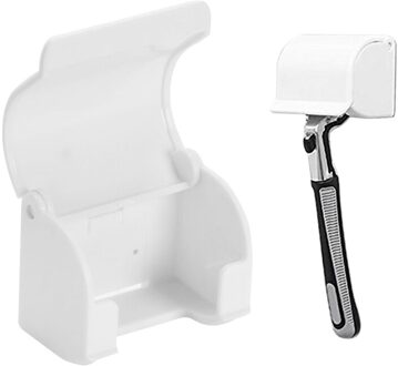 Keuken Stof Scheermes Plastic Scheermes Houder Zuignap Opslag Plank Pasta Soort Badkamer Set Scheren Cover Scheren Rack Scheermes Rack