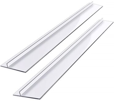 Keuken T-Vorm Anti-Olie Strip Anti-Fouling Afdichtstrip Kachel Teller Ploetert Proof Cover doorzichtig