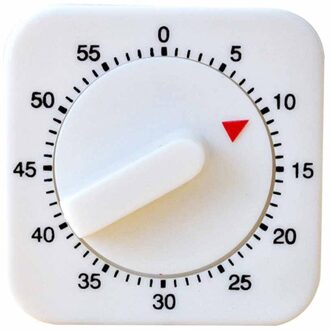 Keuken Timer 60 Minuten Mechanische Timer Herinnering Kok Alarm Koken Plastic Witte Keuken Gereedschap Keuken Keuken Tool K4A9