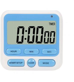 Keuken Timers Koken Digitale Timer Countdown Wekker Bakken Cake Pizza Timer Kok Voedsel Keuken Gereedschap Accessoires 1 Uur Blauw