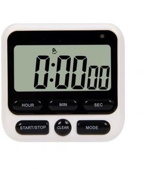 Keuken Timers Koken Digitale Timer Countdown Wekker Bakken Cake Pizza Timer Kok Voedsel Keuken Gereedschap Accessoires 1 Uur zwart