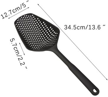 Keuken Tool 1Pc Nylon Vergiet Koken Schop Groente Zeef Non-stick Frieten Filter Keuken Gadgets En Accessoires zwart