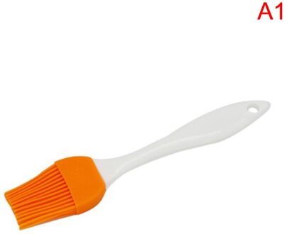 Keuken Tool Accessoires 1 Siliconen Gebak Borstel Barbecue Borstel Olie Borstel 17.5*3.3Cm oranje