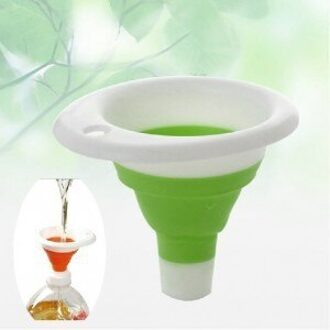 Keuken Tool Silicone Inklapbare Stijl Mini Opvouwbaar Opvouwbare Draagbare Trechter