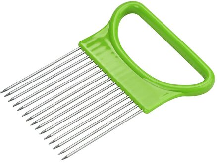 Keuken Tool Tomaat Ui Groenten Slicer Snijden Aid Houder Gids Snijden Cutter Veilig Vork Utensilios De Cocina #1
