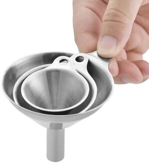 Keuken Trechter Set Food Grade Rvs Trechter Voor Vullen Kleine Flessen