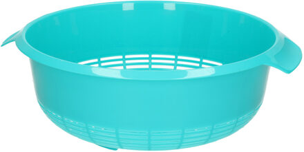 keuken vergiet - blauw - 27 x 23 x 9 cm - Laag model - kunststof - keuken accessoires