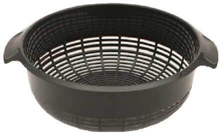 keuken vergiet - kunststof - antraciet - afgieten - breed model - 27 x 23 x 9 cm