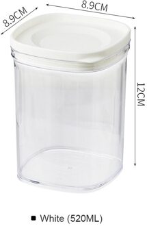 Keuken Voedsel Container Plastic Keuken Koelkast Noodle Box Multigrain Opslagtank Transparante Verzegelde Blikken Opslag 02