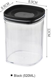 Keuken Voedsel Container Plastic Keuken Koelkast Noodle Box Multigrain Opslagtank Transparante Verzegelde Blikken Opslag 04